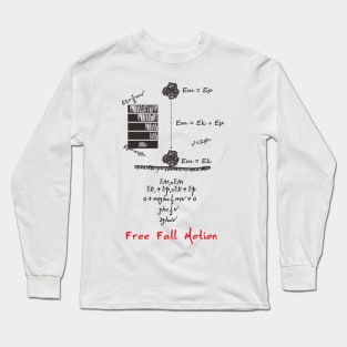 free fall motion Long Sleeve T-Shirt